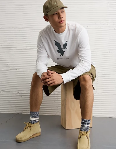 T-shirt à manches longues et icône AE