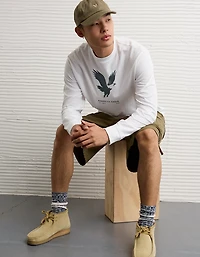 T-shirt à manches longues et icône AE