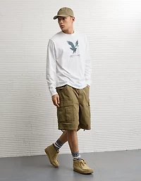 T-shirt à manches longues et icône AE