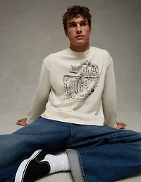 AE Boxy Long Sleeve Graphic T-Shirt