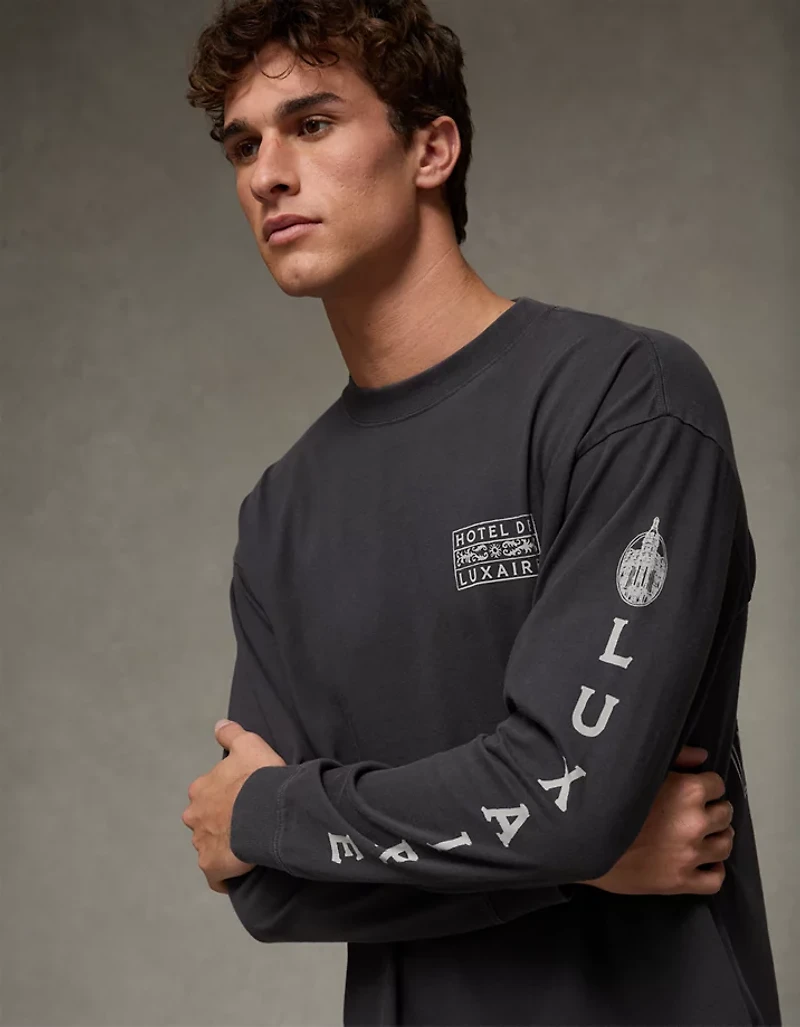 AE Boxy Long Sleeve Graphic T-Shirt