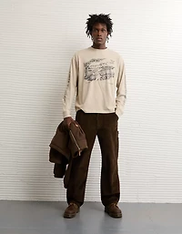 AE Boxy Long Sleeve Graphic T-Shirt