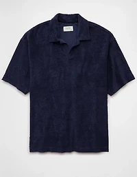 Polo en tissu éponge AE
