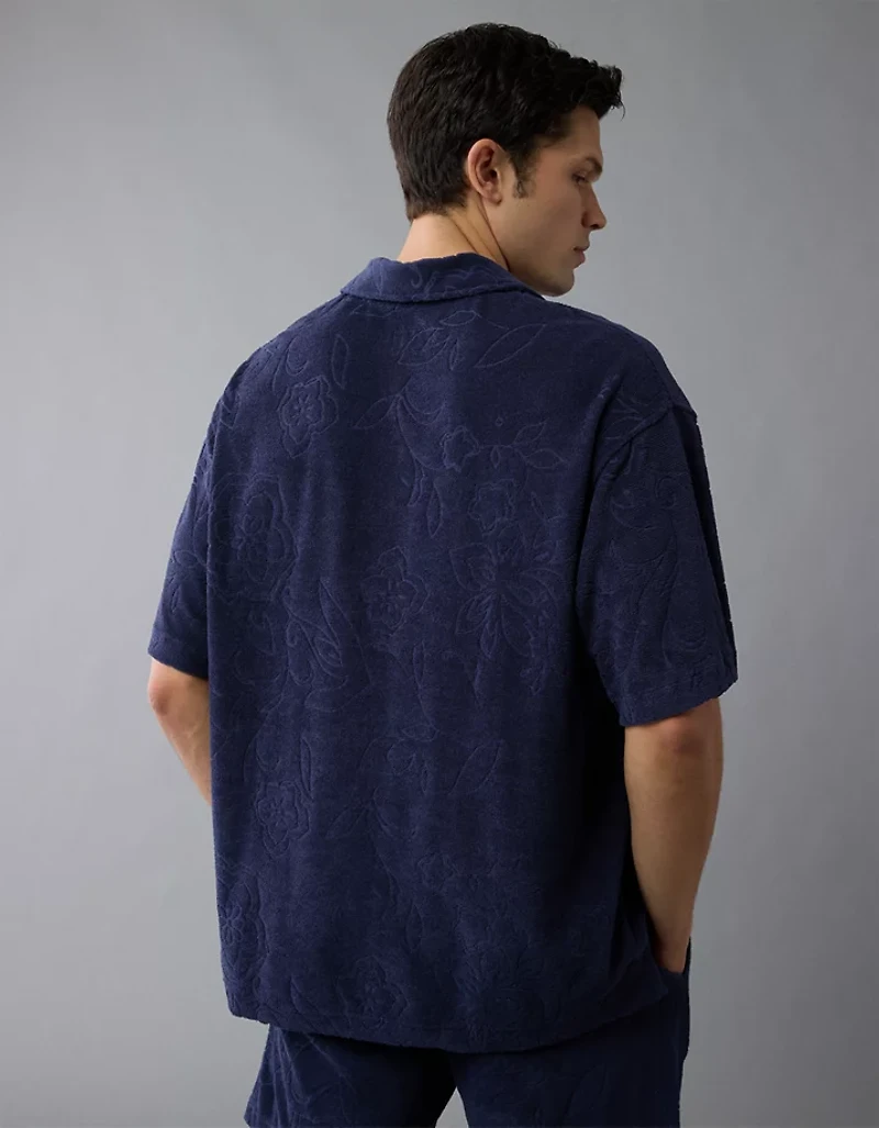 Polo en tissu éponge AE