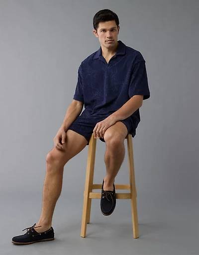 Polo en tissu éponge AE