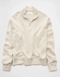 Chandail en molleton à glissière un quart AE