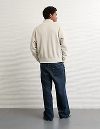 Chandail en molleton à glissière un quart AE