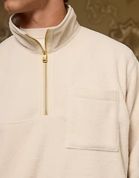 Chandail à glissière un quart en tissu-laine AE x Tru Kolors
