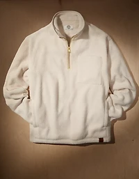 AE x Tru Kolors Sherpa Quarter-Zip Pullover