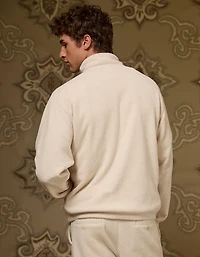 Chandail à glissière un quart en tissu-laine AE x Tru Kolors