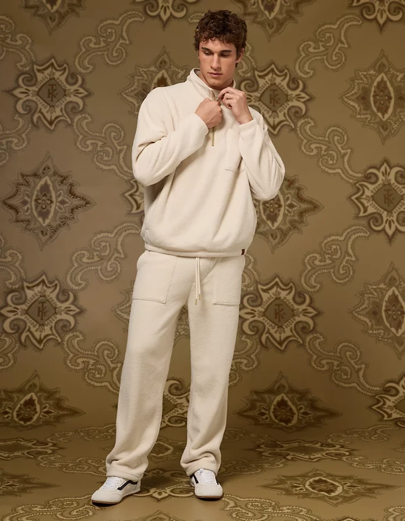 AE x Tru Kolors Sherpa Quarter-Zip Pullover