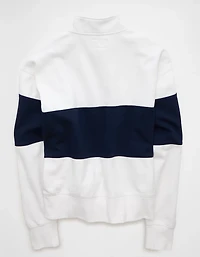 AE Colorblock Quarter-Zip Sweatshirt