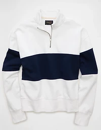AE Colorblock Quarter-Zip Sweatshirt