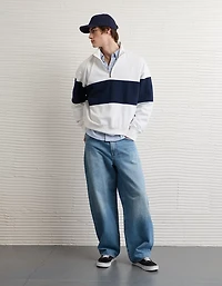 AE Colorblock Quarter-Zip Sweatshirt