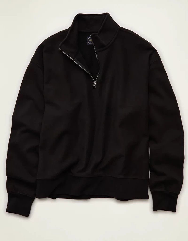 AE Laidback Luxe Quarter-Zip Sweatshirt