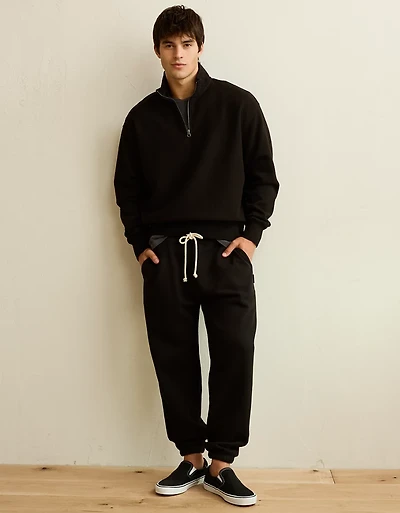 AE Laidback Luxe Quarter-Zip Sweatshirt