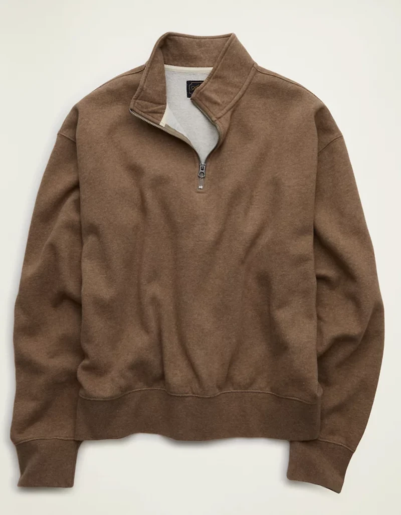 AE Laidback Luxe Quarter-Zip Sweatshirt