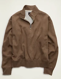 AE Laidback Luxe Quarter-Zip Sweatshirt