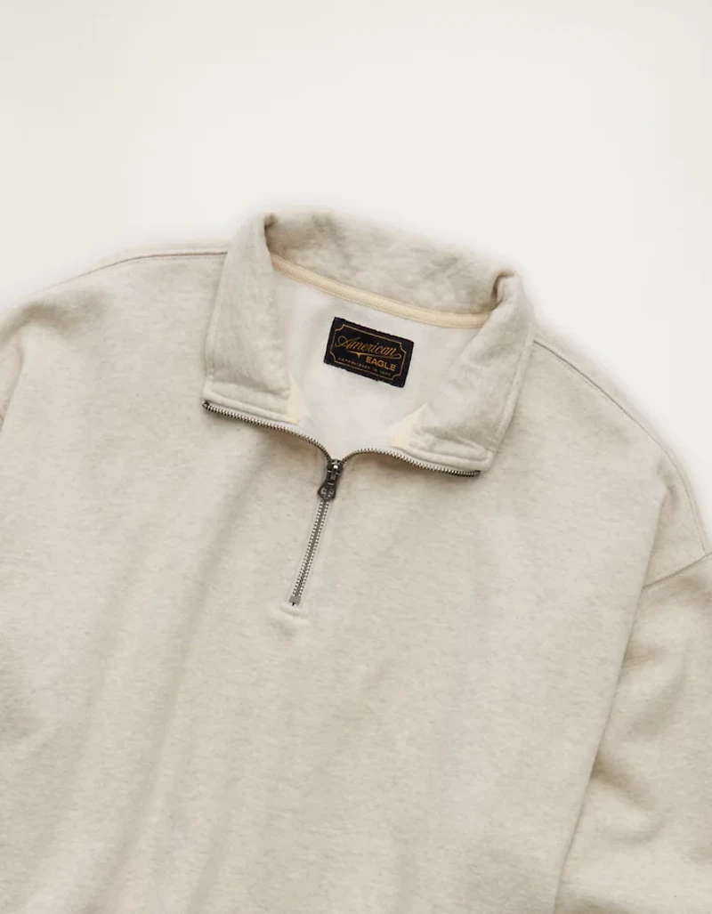 AE Laidback Luxe Quarter-Zip Sweatshirt