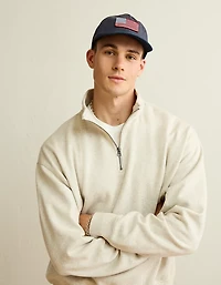 AE Laidback Luxe Quarter-Zip Sweatshirt