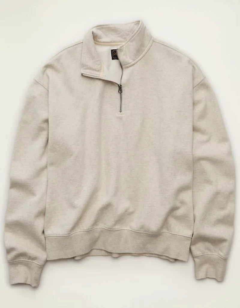 AE Laidback Luxe Quarter-Zip Sweatshirt