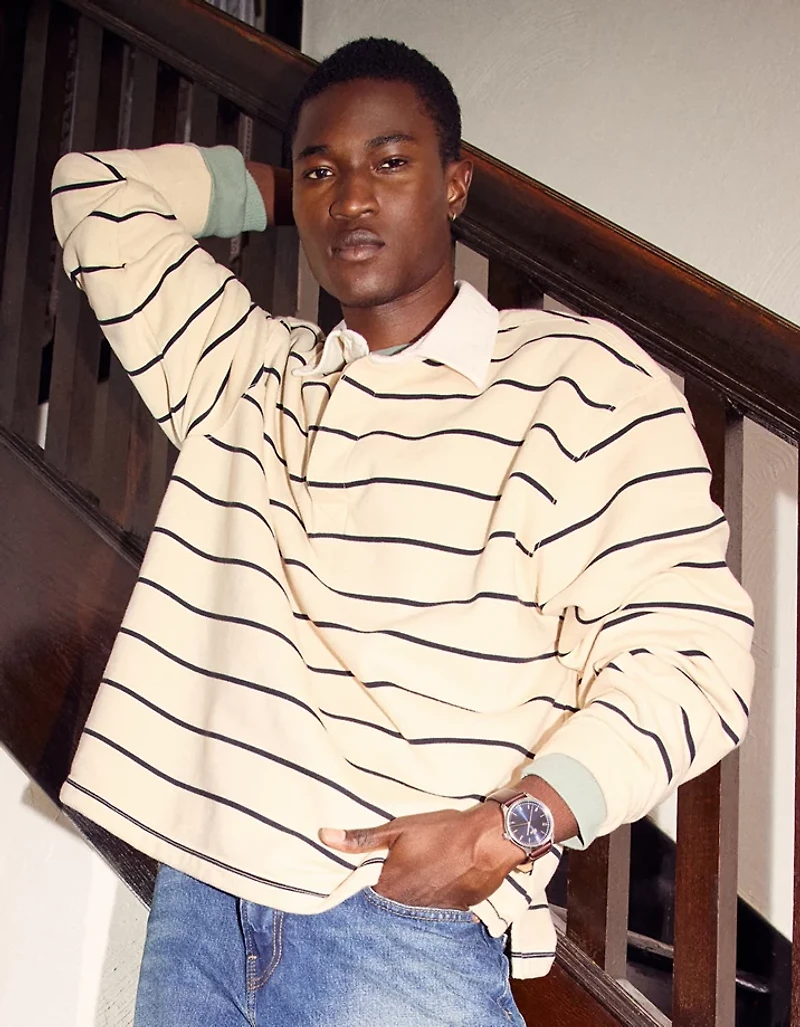 AE Laidback Luxe Rugby Sweatshirt