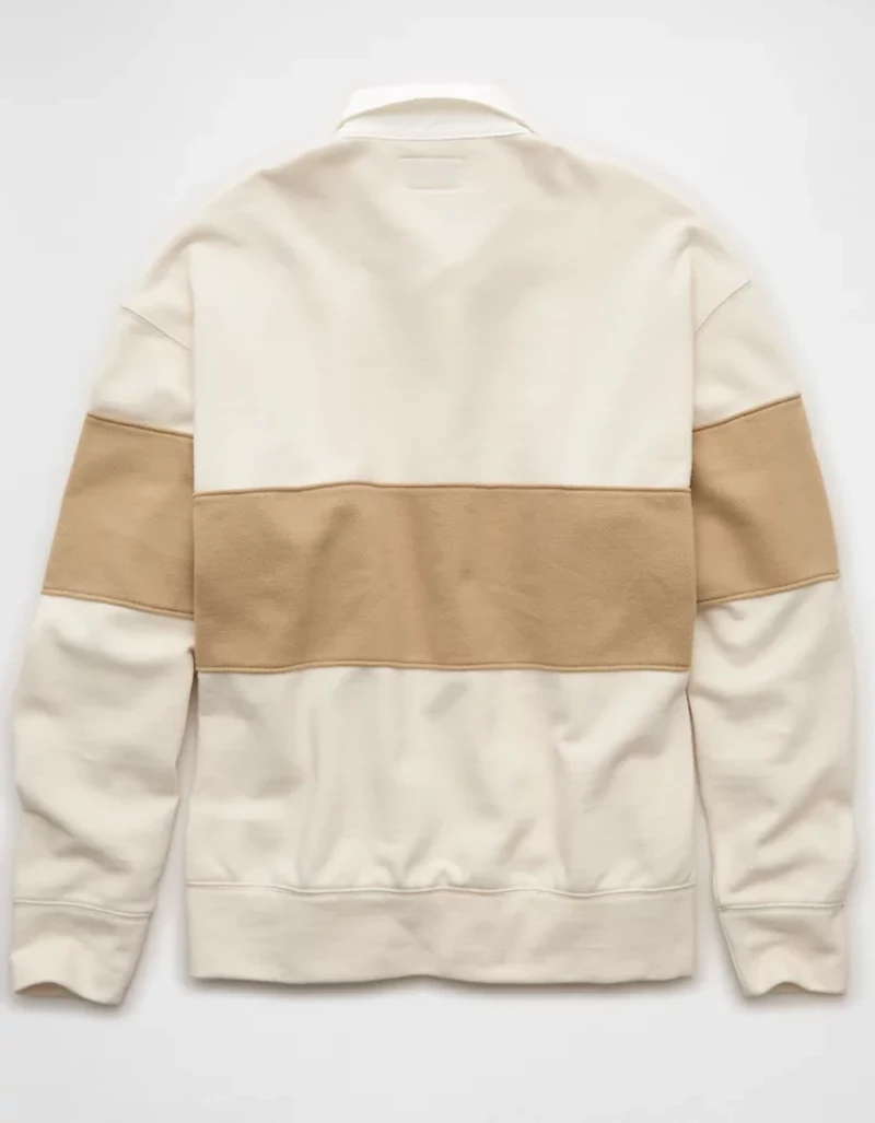 AE Heavyweight Pique Fleece Rugby Shirt