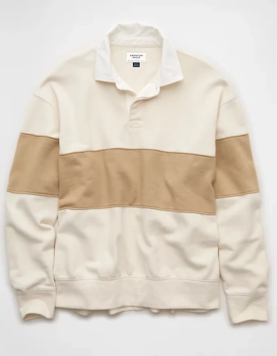 AE Heavyweight Pique Fleece Rugby Shirt