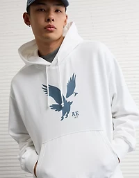 Chandail à capuchon graphique léger AE