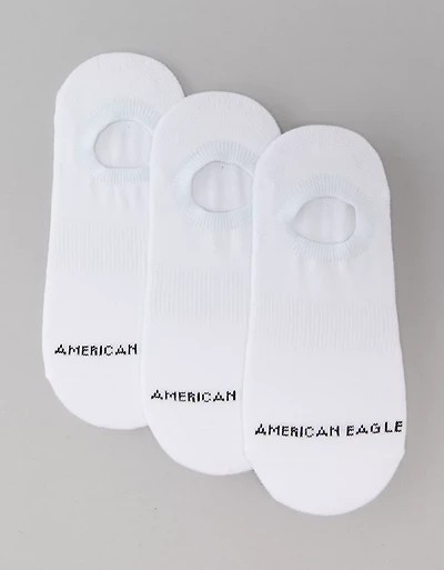 AE Paquet de 3 paires chaussettes invisibles