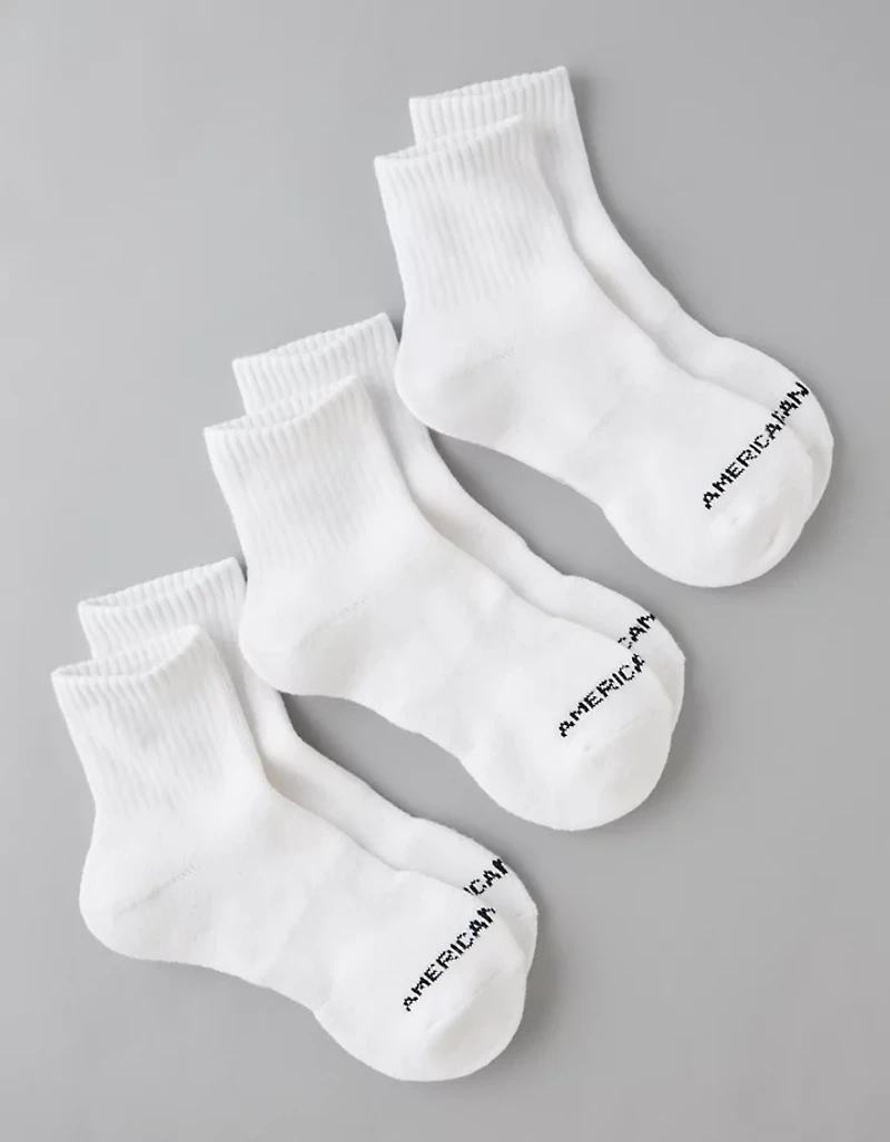 Ensemble de trois paires de socquettes AE