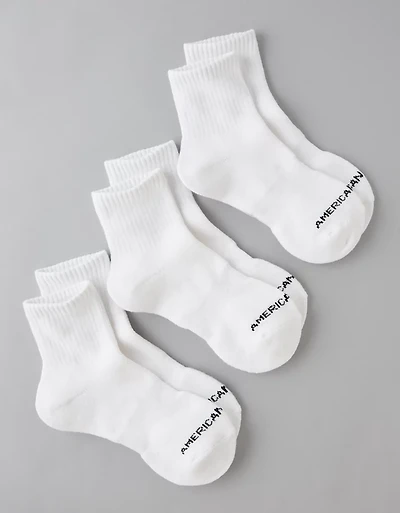 Ensemble de trois paires de socquettes AE