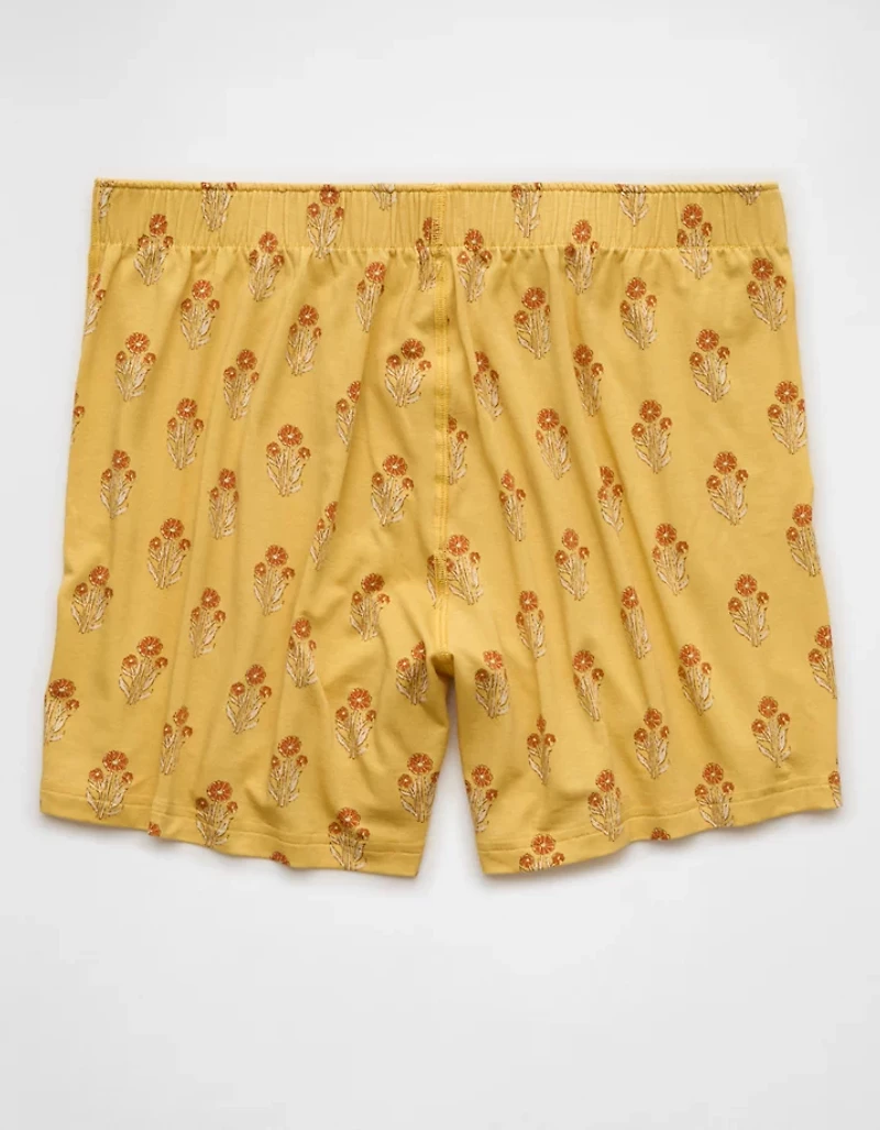 Caleçon boxeur ultradoux en tricot à coupe ajustée fleurs AEO