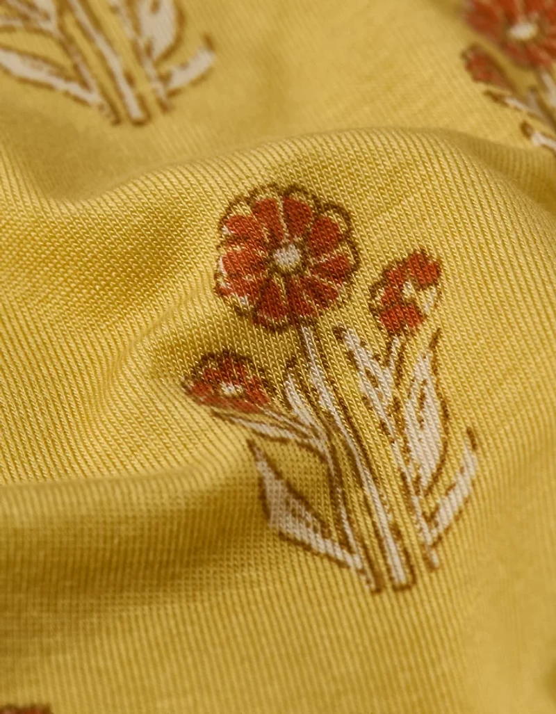 Caleçon boxeur ultradoux en tricot à coupe ajustée fleurs AEO