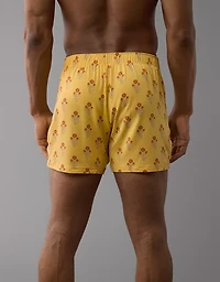 Caleçon boxeur ultradoux en tricot à coupe ajustée fleurs AEO