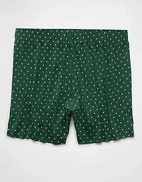 AEO Men's Polka Dots Slim Knit Ultra Soft Boxer Short