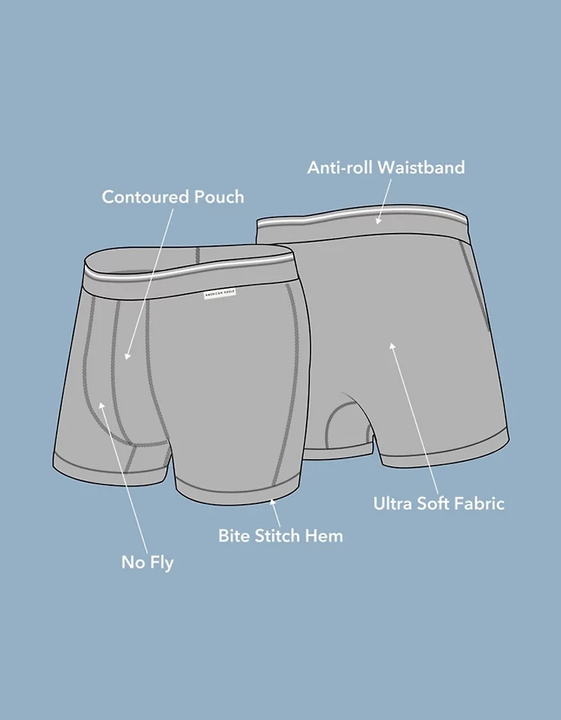 AEO Men's Slim Knit Ultra Soft Boxer Short