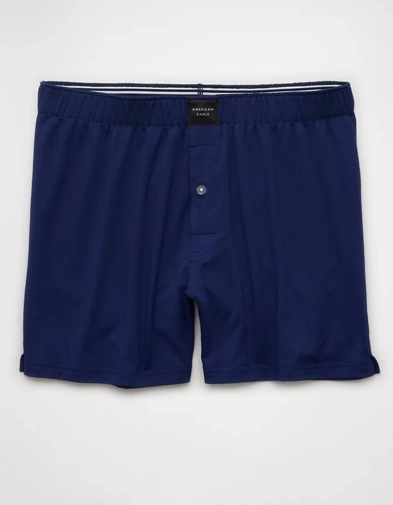 Caleçon boxeur en tricot ultradoux à coupe ajustée pour hommes AEO