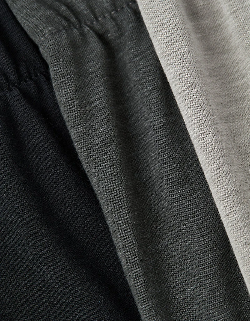 Lot de trois caleçons boxeurs en tricot ultradoux ajustés pour hommes AEO