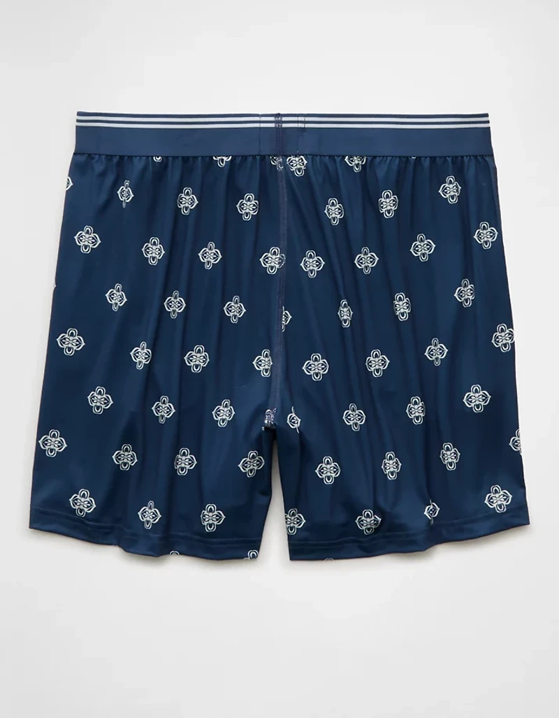 AEO Men's Patchwork Design Ultra Soft Pocket Boxer Short