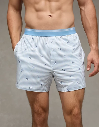 AEO Men's Spritz Ultra Soft Pocket Boxer Short