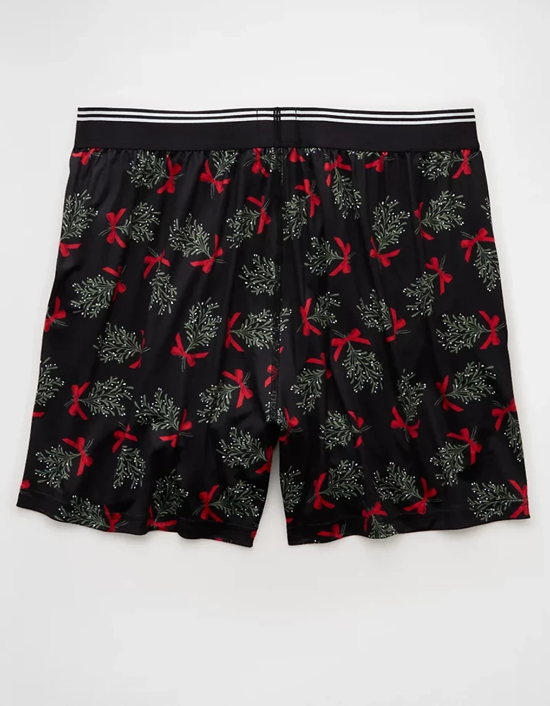 AEO Men's Ultra Soft Mistletoe Pocket Boxer Short