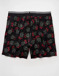 AEO Men's Ultra Soft Mistletoe Pocket Boxer Short