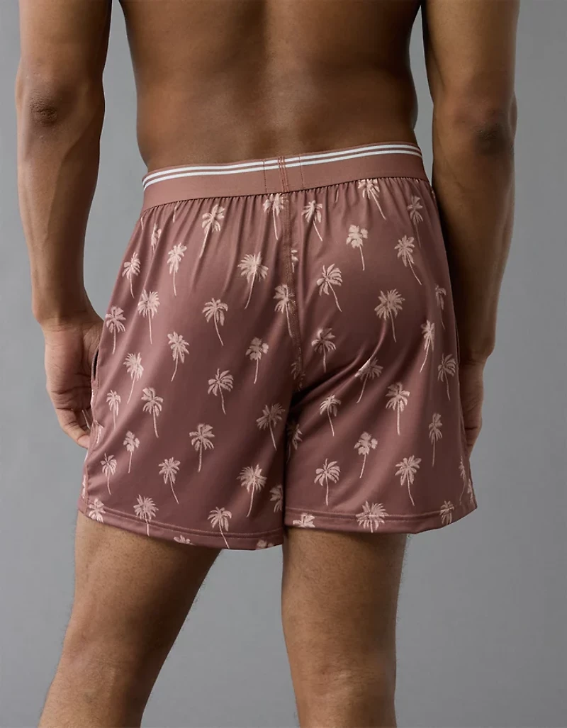 AEO Men's Palm Trees Ultra Soft Pocket Boxer Short