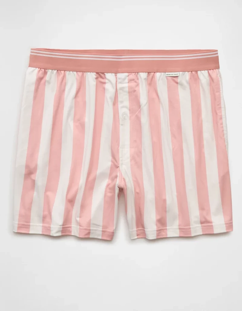AEO Men's Striped Ultra Soft Pocket Boxer Short