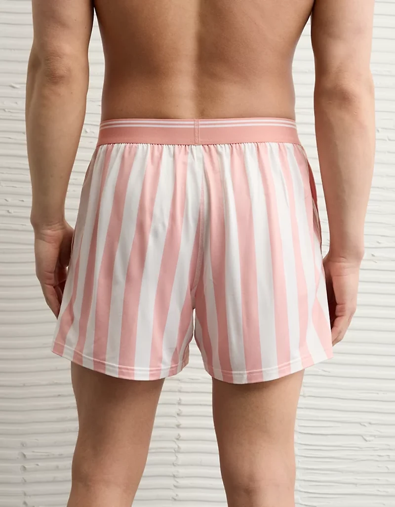 AEO Men's Striped Ultra Soft Pocket Boxer Short