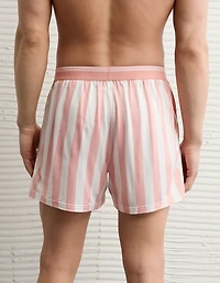 AEO Men's Striped Ultra Soft Pocket Boxer Short