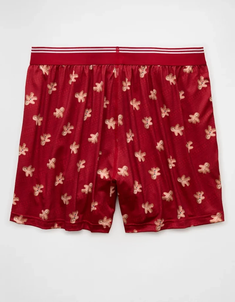 AEO Men's Ultra Soft Gingerbread Pocket Boxer Short
