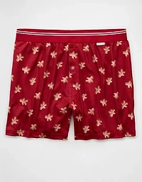 AEO Men's Ultra Soft Gingerbread Pocket Boxer Short