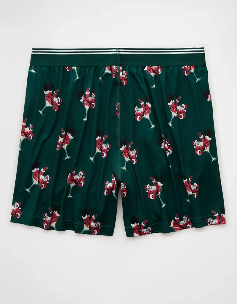 Caleçon boxeur à poche ultradoux père Noël pour hommes AEO